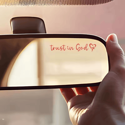 Trust In God | Rearview Mirror Sticker